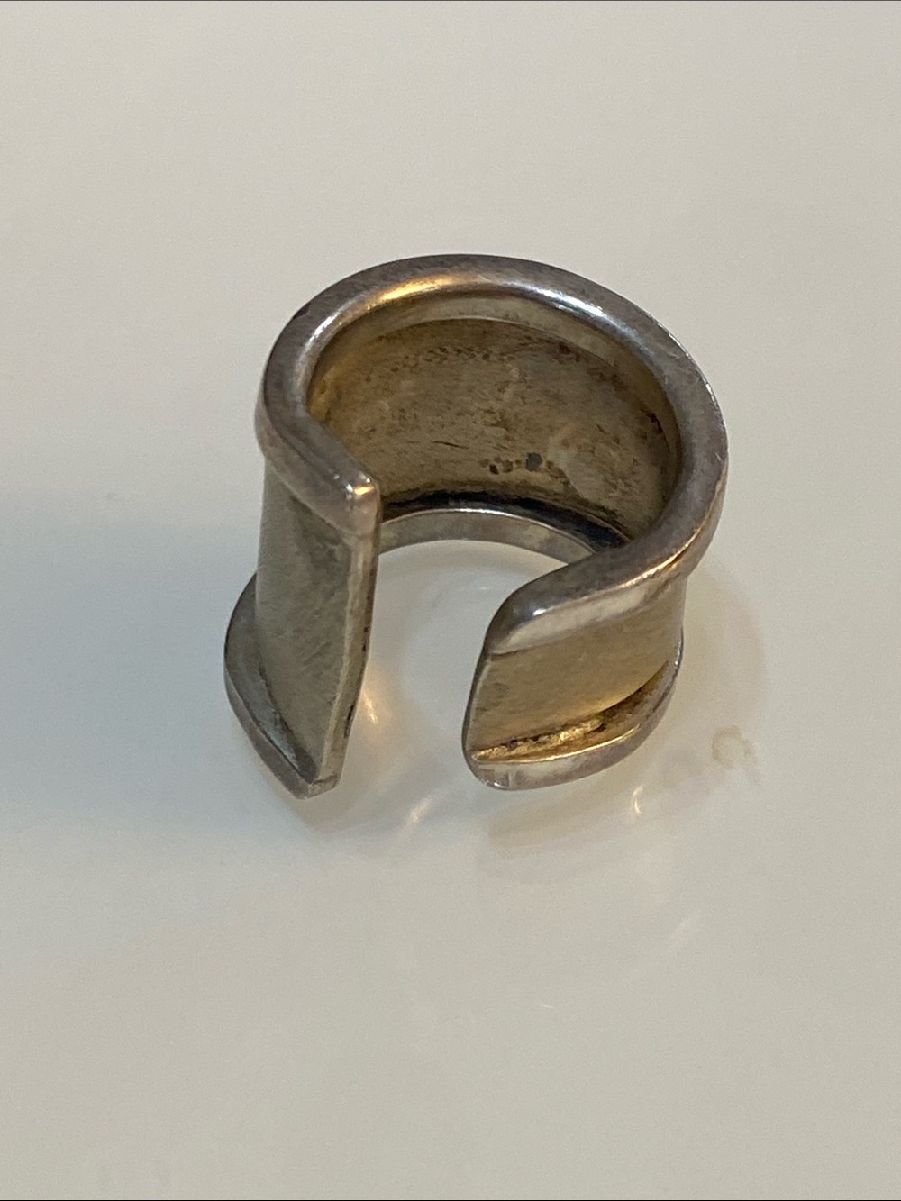 Sterling silver solid ring - Picture 3 of 5
